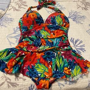 One piece bathing suit